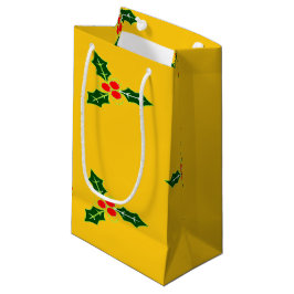 Kerst heilig op sinaasappel klein cadeauzakje