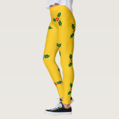 Kerst heilig op sinaasappel leggings (Links)
