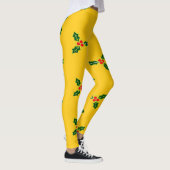 Kerst heilig op sinaasappel leggings (Rechts)
