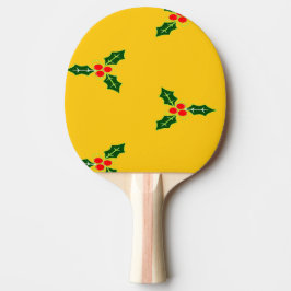Kerst heilig op sinaasappel tafeltennisbatje
