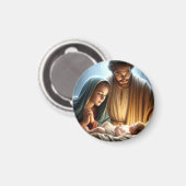 Kerst Heilige Familie Magneet (Voorkant / Achterkant)