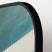 kerst : heilige sneeuw winterkunst pickleball paddle (Links Detail)