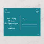 KERST & HELDER Kerstvakantie Foto Kerstkaart Feestdagenkaart (Achterkant)