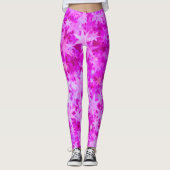 Kerst Hemelse Bloei Leggings (Voorkant)