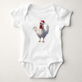 Kerst Hen, Santa Hen, Vakantie Hen, Kerstmis Romper