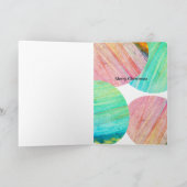 Kerst heraut engel glorie kaart (Binnen)