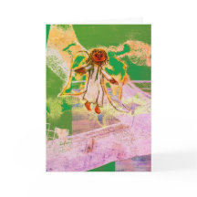 Kerst heraut engel verheugt zich op vakantie