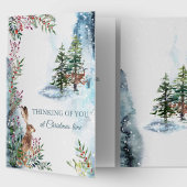 Kerst Herdenking Kaart | Bossen