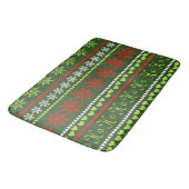 Kerst Herhalend Patroon Badmat (Gekanteld)