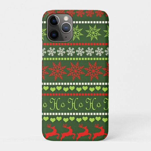Kerst Herhalend Patroon Case-Mate iPhone Case (Achterkant)