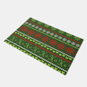 Kerst Herhalend Patroon Deurmat (Schuin)