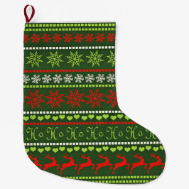 Kerst Herhalend Patroon Grote Kerstsok