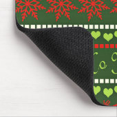 Kerst Herhalend Patroon Muismat (Hoek)
