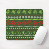 Kerst Herhalend Patroon Muismat (Met muis)