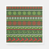 Kerst Herhalend Patroon Servet (Voorkant)