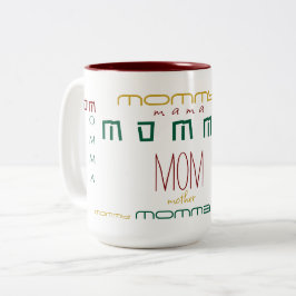 Kerst Herhalende Naam Gepersonaliseerde Koffie Mok