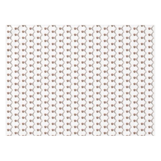 Kerst hert Waterverf Dier Feestelijk Tafelkleed (Voorkant (Horizontaal))