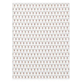 Kerst hert Waterverf Dier Feestelijk Tafelkleed (Voorkant)