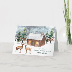 Kerst, hert, zus en broer in de wet kaart