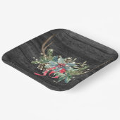 Kerst Herten Antlers met Lichten Papieren Bordje (Gebogen)