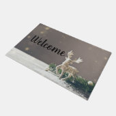 Kerst Herten Custom deurmat (Schuin)