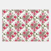 Kerst herten in Bos Inpakpapier Vel (Voorkant 2)