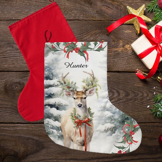 Kerst Herten Kous, Perfect Hunters Gift Grote Kerstsok