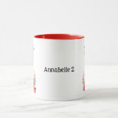 Kerst Herten met Groene Pet Mok (Midden)