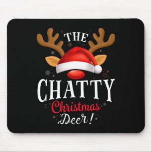Kerst Herten Pus Xmas Familie Matching Muismat