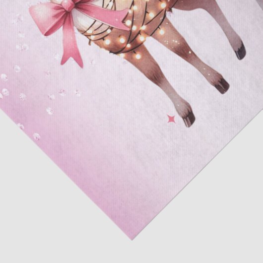 Kerst herten vakantie weefsel papier (Detail)