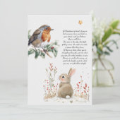 Kerst: "Het komt allemaal goed" Feestdagenkaart (Staand voorkant)