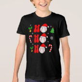 Kerst Ho Ho Ho Grappig Xmas-85211 Tri-Blend Shirt (Voorkant)