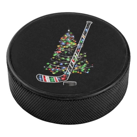 Kerst Hockey Sport Bal Santa Hoed Xmas Hockey Puck (3/4)
