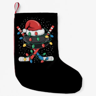 Kerst Hockey Xmas Kerstman Sport Hoed Bal  Kleine Kerstsok