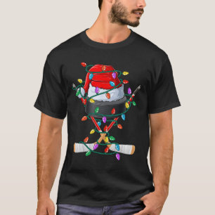 Kerst Hockey Xmas Kerstman Sporthoed Ll Kinderen J T-shirt
