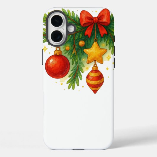 Kerst hoesje telefoon (Achterkant)