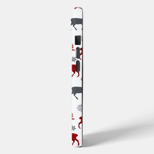 Kerst hoesje voor iPhone 15 (Achterkant / Links)