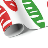 Kerst Holey Ovals Cadeaupapier (Rol Hoek)