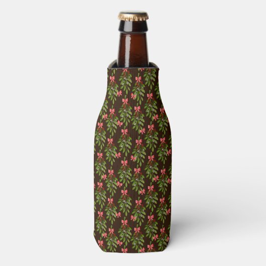 Kerst Hollies - Fleskoeler Flesjeskoeler (Fles Voorkant)