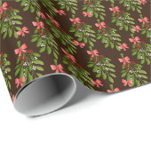 Kerst Hollies - Inpakpapier (Rol Hoek)