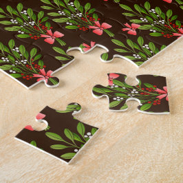 Kerst Hollies - koffiemok Legpuzzel