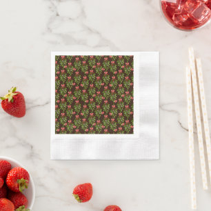 Kerst Hollies - Papieren servetten