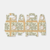 Kerst Holly  Antiek Groet Bedankdoosjes (Uitgevouwen)