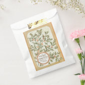 Kerst Holly  Antiek Groet Bedankzakje (Gezegeld)