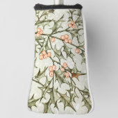 Kerst Holly Antiek Groet Golfheadcover (Draai 90)