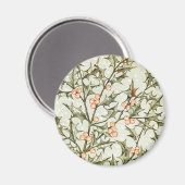 Kerst Holly  Antiek Groet Magneet (Voorkant / Achterkant)