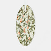 Kerst Holly  Antiek Groet Metalen Ornament (Voorkant links)