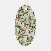 Kerst Holly  Antiek Groet Metalen Ornament (Voorkant Rechts)