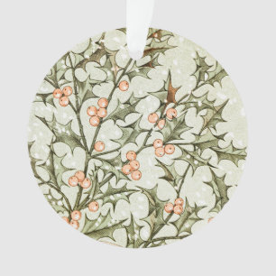 Kerst Holly  Antiek Groet Ornament