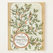 Kerst Holly  Antiek Groet Planner (Achterkant)